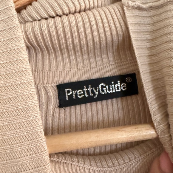 PrettyGuide (beige sweater dress) - Picture 2 of 2